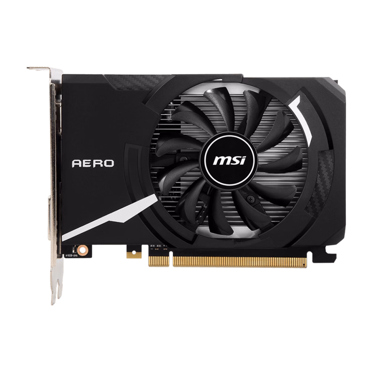 کارت گرافیک ام اس ای مدل GeForce GT 1030 AERO ITX 4GD4 OC حافظه 4 گیگابایت پلازا دیجیتال