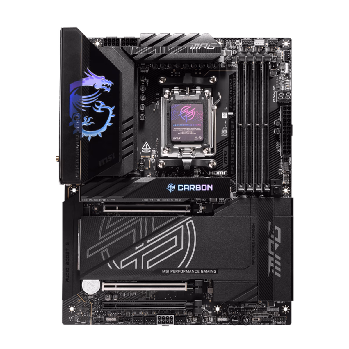 مادربرد ام اس آی مدل MPG X870E CARBON WIFI D5 پلازا دیجیتال