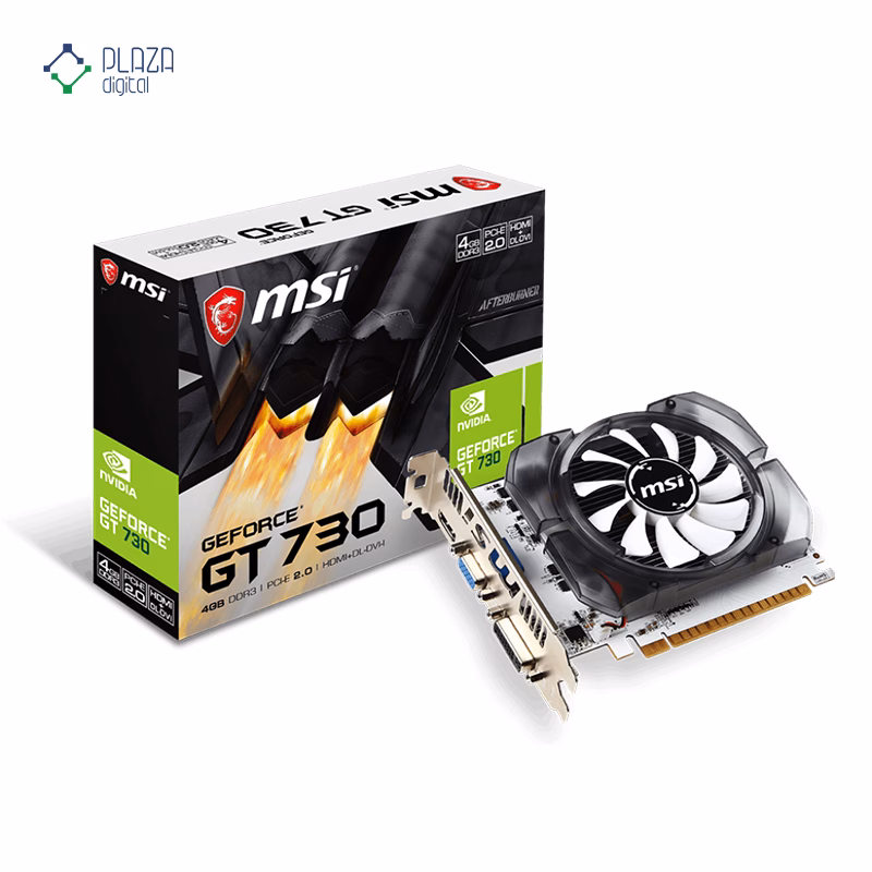 جعبه کارت گرافیک ام اس ای مدل N730-4GD3V2 حافظه 4 گیگابایت پلازا دیجیتال