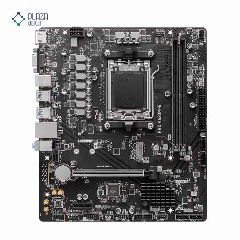 مادربرد ام اس آی مدل PRO A620M-E D5 پلازا دیجیتال