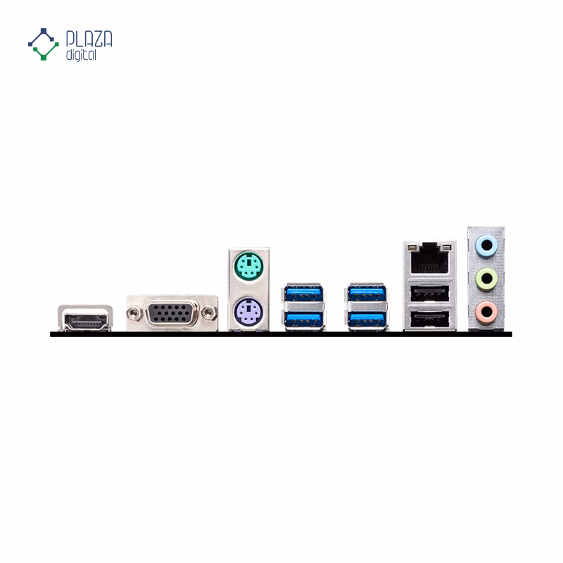 درگاه های مادربرد ام اس آی مدل PRO A620M-E D5 پلازا دیجیتال