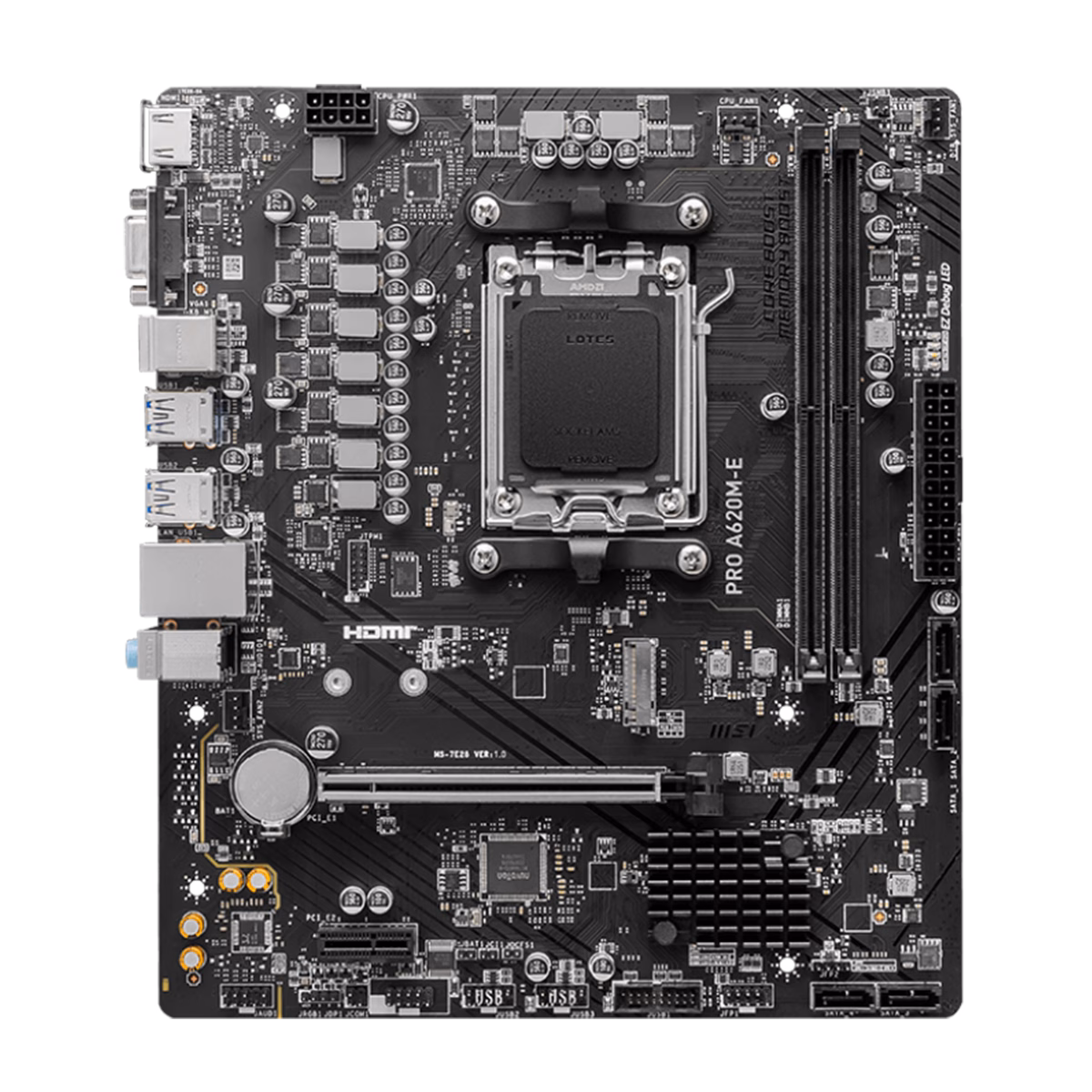 مادربرد ام اس آی مدل PRO A620M-E D5 پلازا دیجیتال