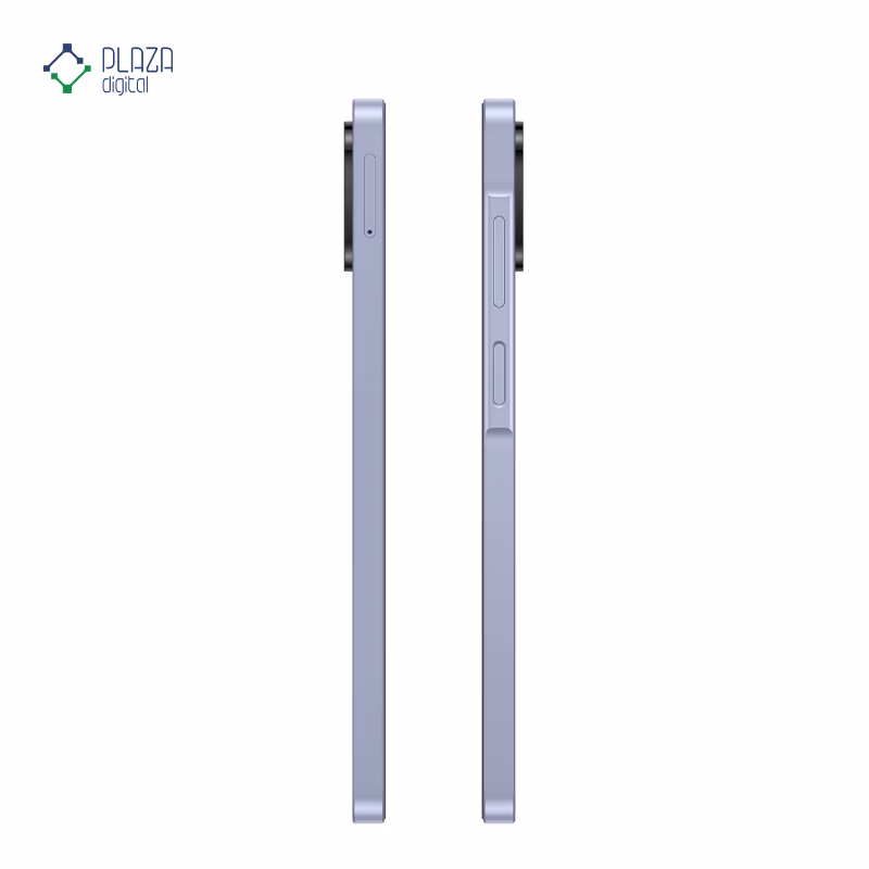 نمای کنار گوشی موبایل سامسونگ مدل Galaxy A07 4G ظرفیت 128 گیگابایت رم 4 گیگابایت - ویتنام رنگ بنفش پلازا دیجیتال