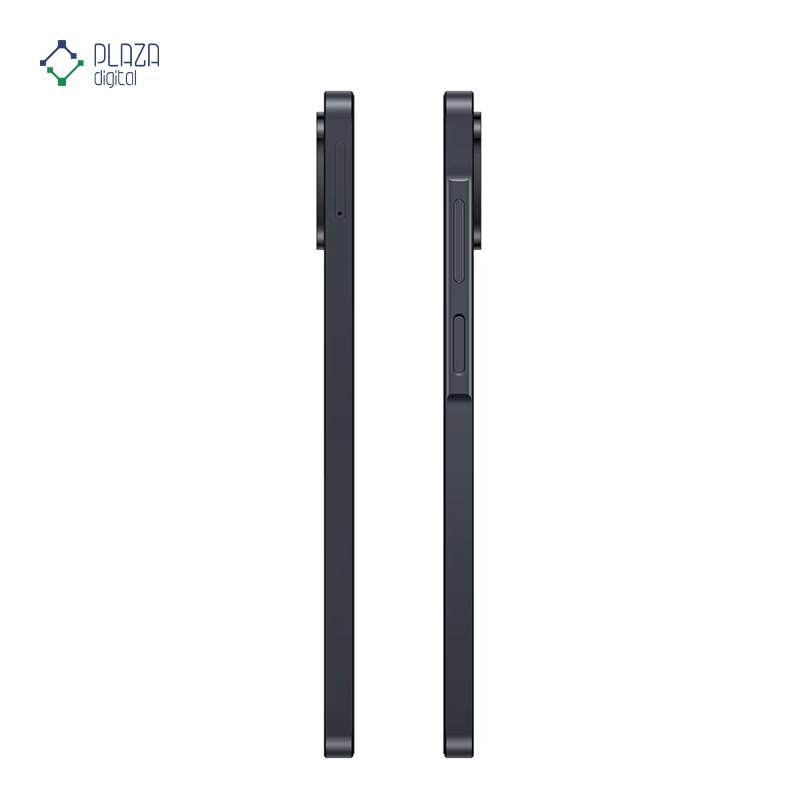 نمای کنار گوشی موبایل سامسونگ مدل Galaxy A07 4G ظرفیت 128 گیگابایت رم 4 گیگابایت - ویتنام رنگ خاکستری پلازا دیجیتال