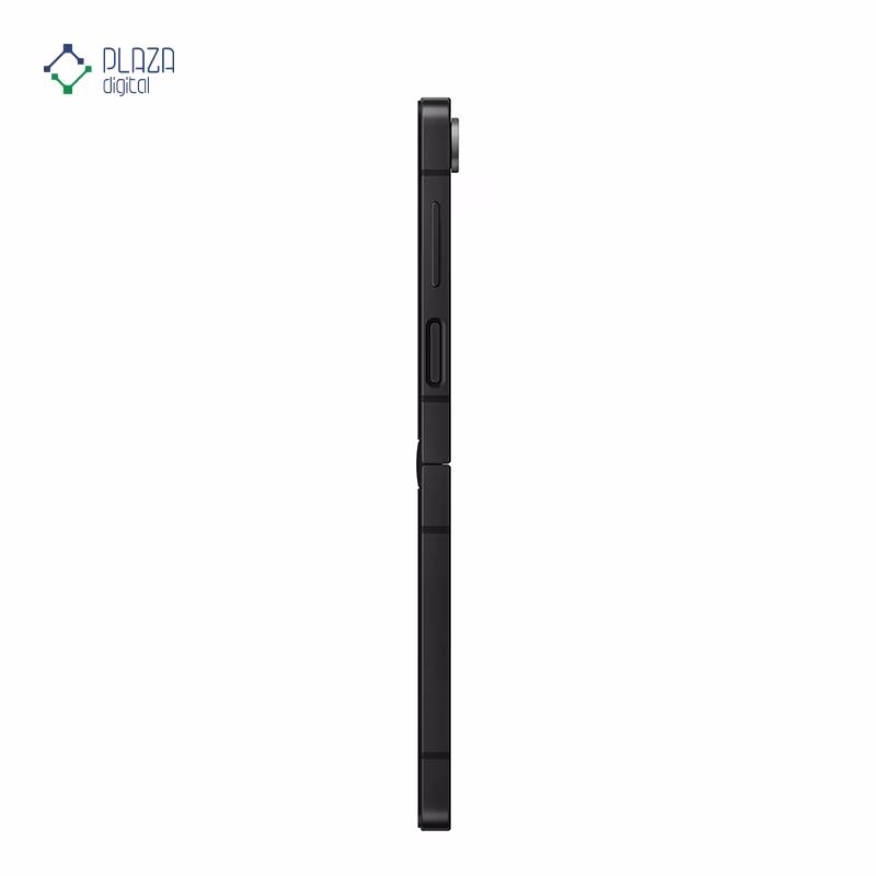 نمای کنار گوشی موبایل سامسونگ مدل Galaxy Z Flip7 FE ظرفیت 256 گیگابایت رم 8 گیگابایت - ویتنام رنگ مشکی پلازا دیجیتال