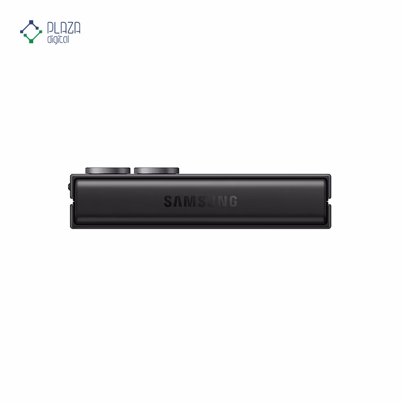 نمای تا شده گوشی موبایل سامسونگ مدل Galaxy Z Flip7 FE ظرفیت 256 گیگابایت رم 8 گیگابایت - ویتنام رنگ مشکی پلازا دیجیتال