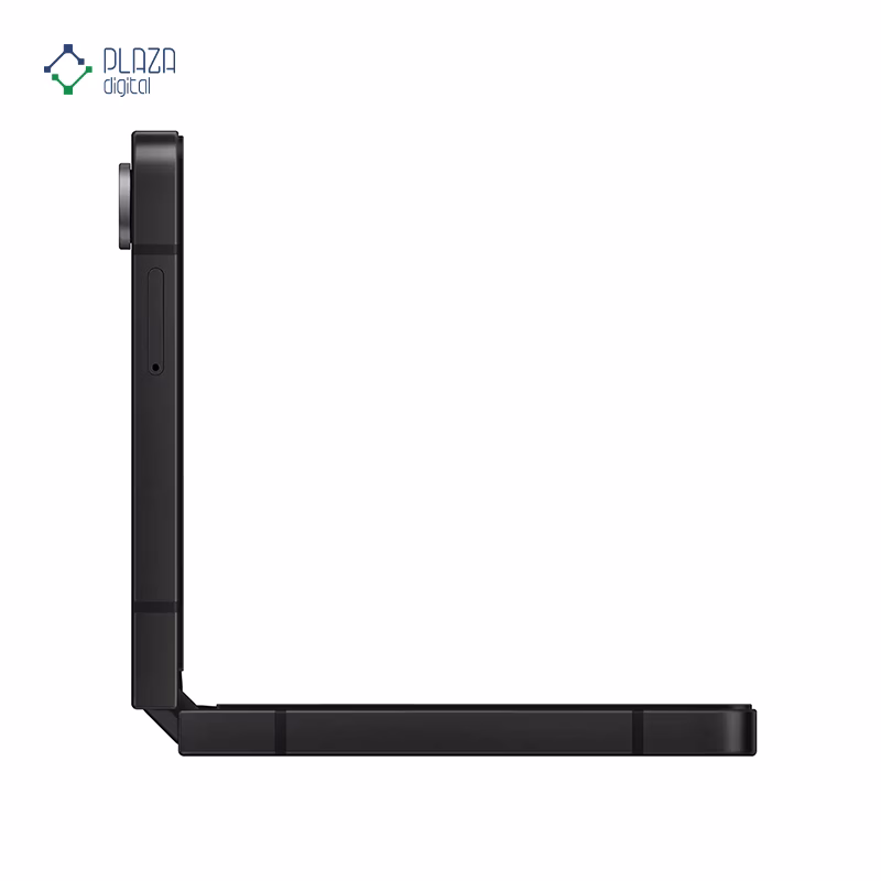 نمای کنار گوشی موبایل سامسونگ مدل Galaxy Z Flip7 FE ظرفیت 256 گیگابایت رم 8 گیگابایت - ویتنام رنگ مشکی پلازا دیجیتال