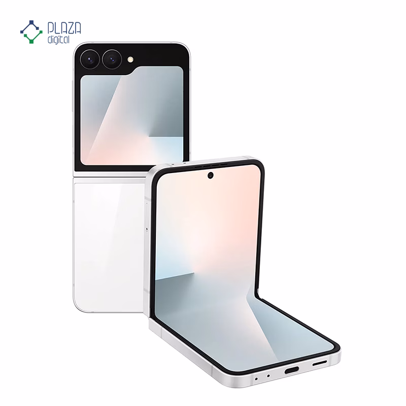 گوشی موبایل سامسونگ مدل Galaxy Z Flip7 FE ظرفیت 256 گیگابایت رم 8 گیگابایت - ویتنام رنگ سفید پلازا دیجیتال