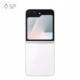 نمای پشت گوشی موبایل سامسونگ مدل Galaxy Z Flip7 FE ظرفیت 256 گیگابایت رم 8 گیگابایت - ویتنام رنگ سفید پلازا دیجیتال