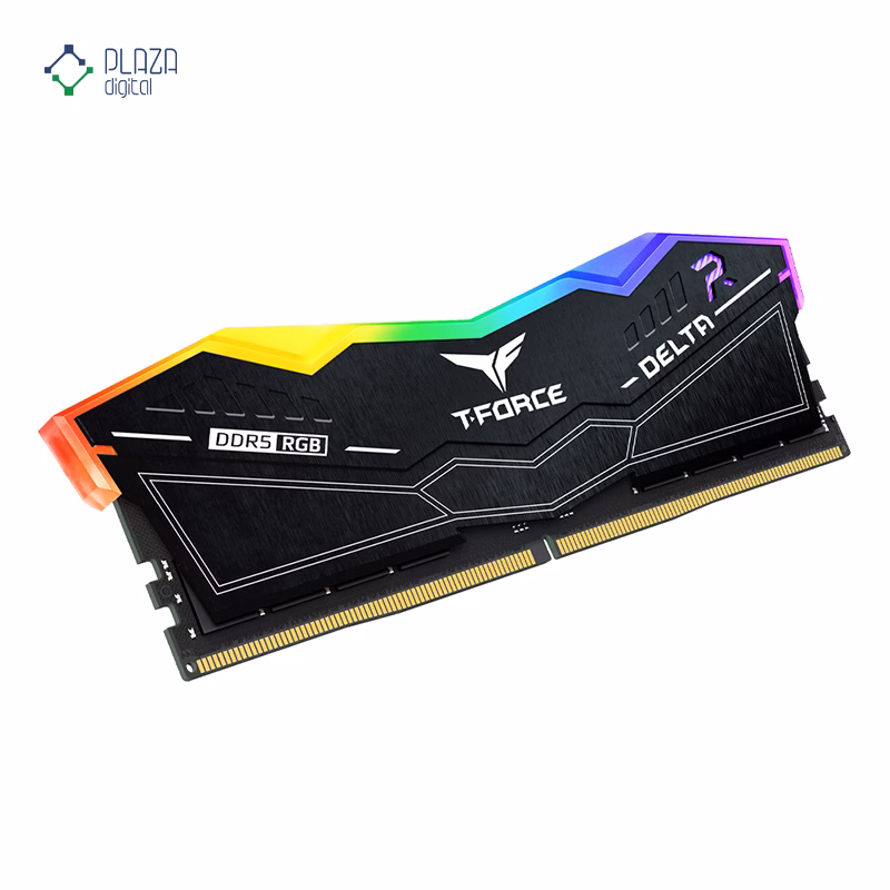 رم کامپیوتر DDR5 تیم گروپ مدل T-Force Delta RGB دو کاناله 5200 مگاهرتز CL40 ظرفیت 16 گیگابایت پلازا دیجیتال