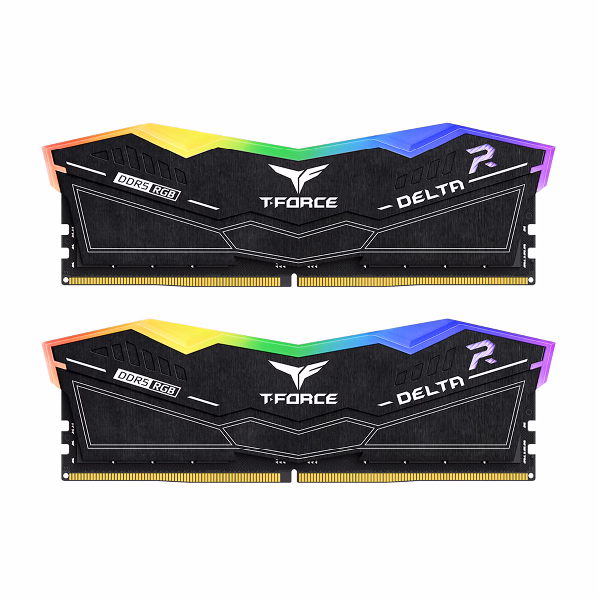 رم کامپیوتر DDR5 تیم گروپ مدل T-Force Delta RGB دو کاناله 5200 مگاهرتز CL40 ظرفیت 16 گیگابایت پلازا دیجیتال