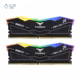 رم کامپیوتر DDR5 تیم گروپ مدل T-Force Delta RGB دو کاناله 5600 مگاهرتز CL38 ظرفیت 32 گیگابایت پلازا دیجیتال
