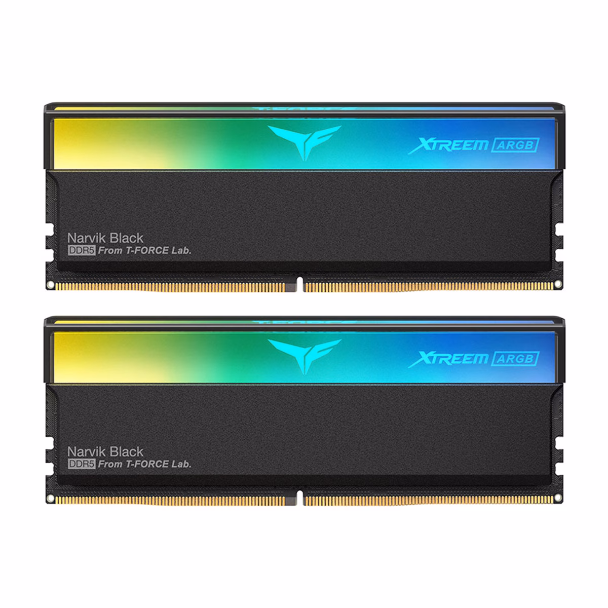 رم کامپیوتر DDR5 تیم گروپ مدل T-Force XTREEM ARGB دو کاناله 8400 مگاهرتز CL42 ظرفیت 48 گیگابایت پلازا دیجیتال
