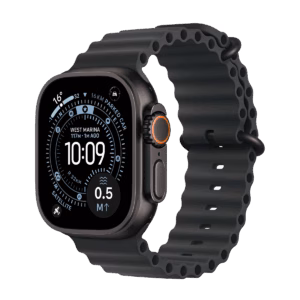 ساعت هوشمند اپل مدل Ultra 3 Ocean Band 49mm بدنه مشکی بند مشکی پلازادیجیتال