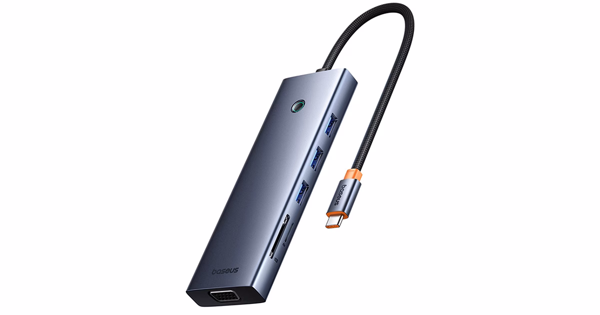Baseus BS-OH161 B0005280C811-00 USB Type-C Hub With 10 Ports