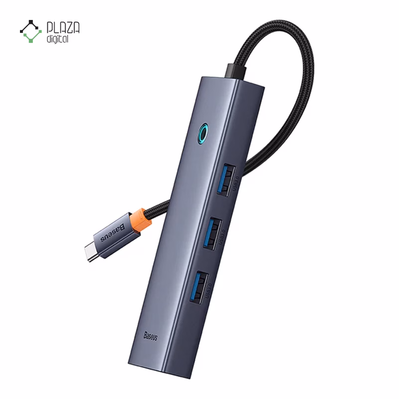 هاب Type-C باسئوس 6 پورت مدل UltraJoy Series B00052807813-01 پلازادیجیتال
