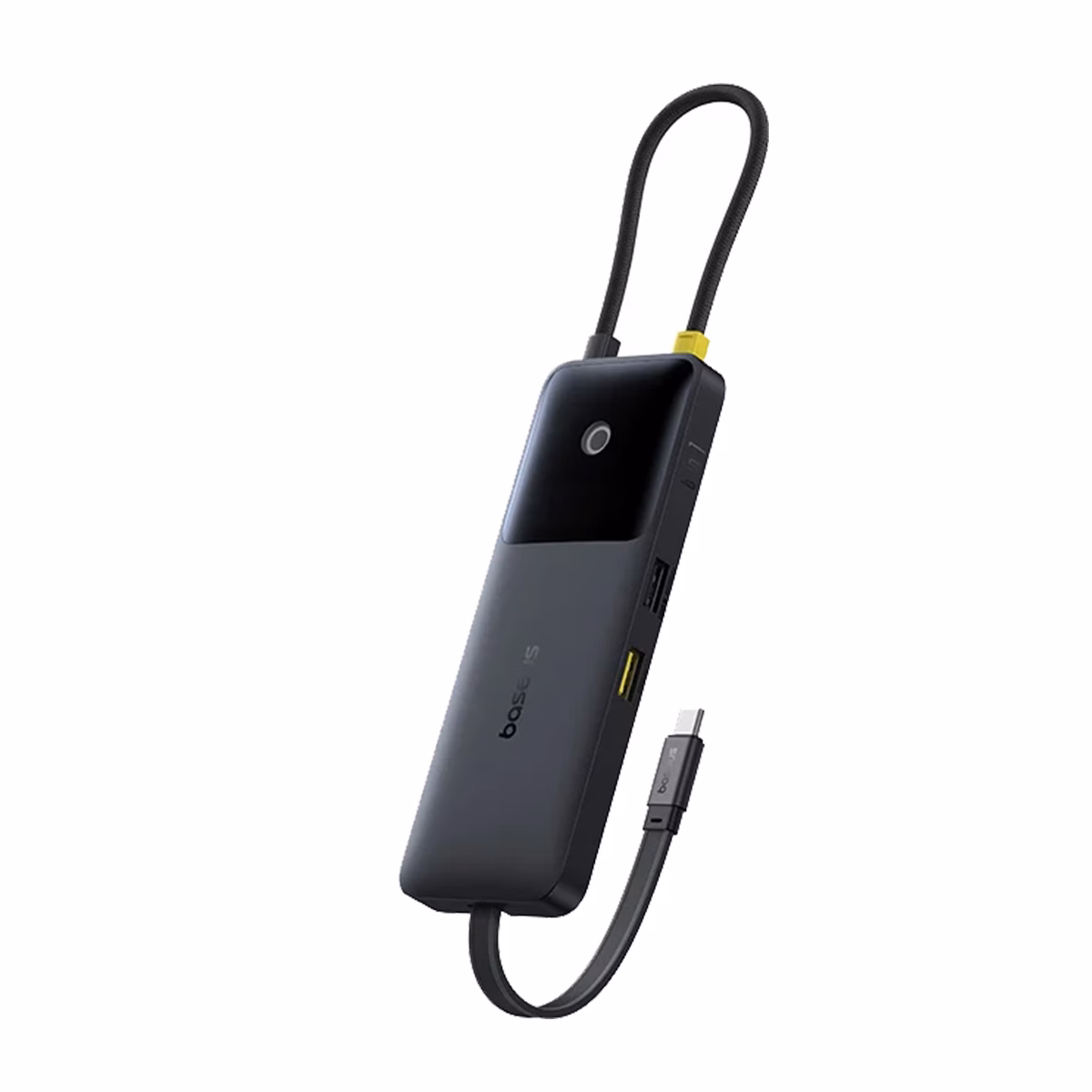 هاب Type-C باسئوس 6 پورت مدل Dual Fast Charging B00070902123-00 مشکی پلازادیجیتال