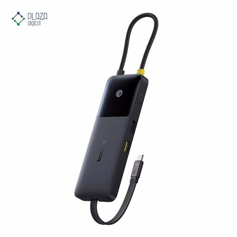 هاب Type-C باسئوس 6 پورت مدل Dual Fast Charging B00070902123-00 پلازادیجیتال