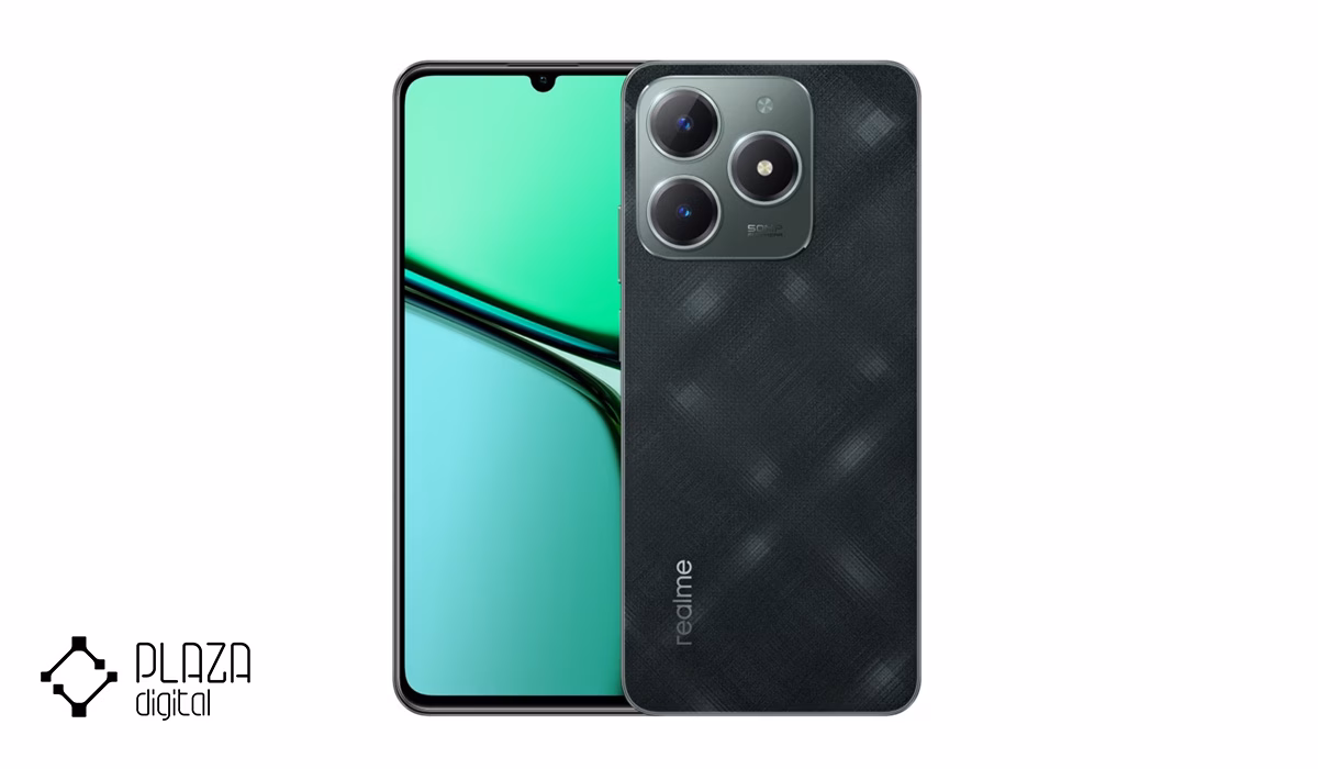 بهترین گوشی تا 40 میلیون 9 Realme-C61-4G-256GB-8GB-RAM-Mobile-Phone-Dark-Green-plazadigital-png