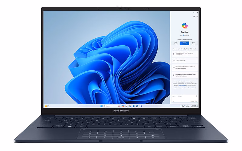 بهترین لپ تاپ ایسوس بالای 100 میلیون تومان 12 لپ تاپ ایسوس 14 اینچی مدل Zenbook 14 UX3405CA