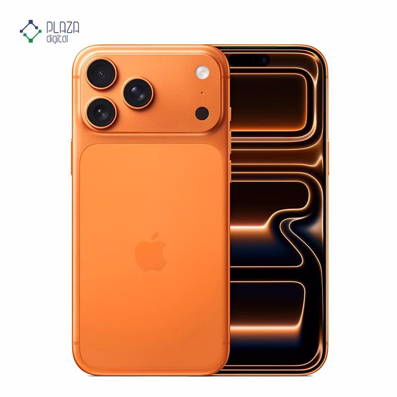 گوشی موبایل اپل مدل iPhone 17 Pro Max ظرفیت 512 گیگابایت رم 12 گیگابایت - نات اکتیو/ رجیستر شده رنگ نارنجی پلازا دیجیتال