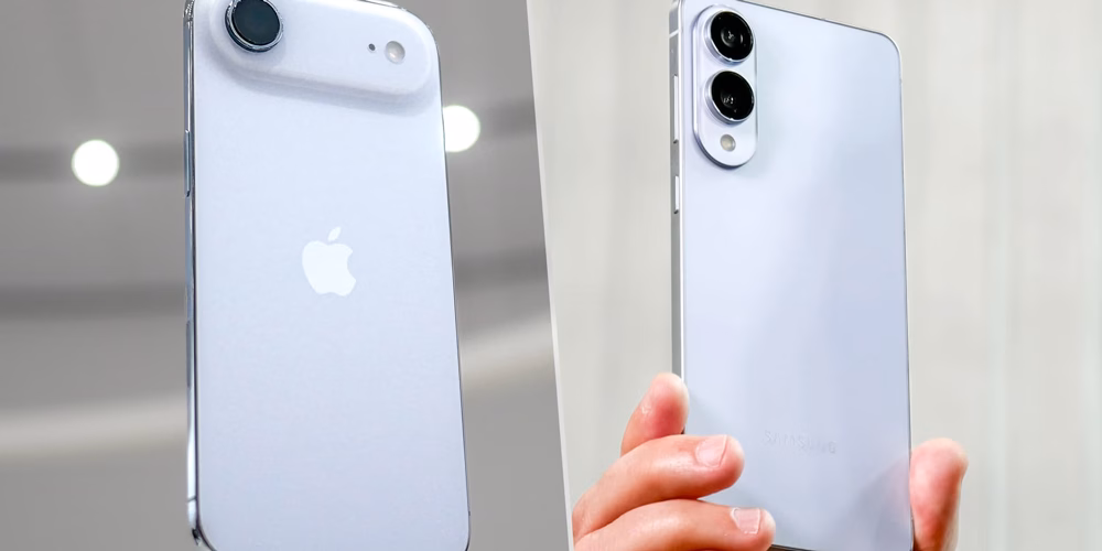مقایسه آیفون ایر اپل با S25 اج سامسونگ