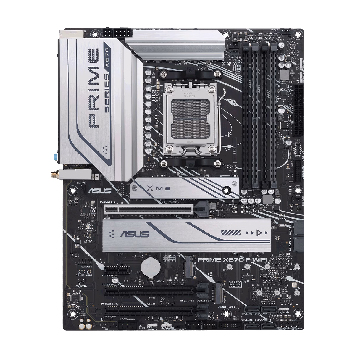 مادربرد ایسوس مدل PRIME X670-P WIFI D5 پلازا دیجیتال