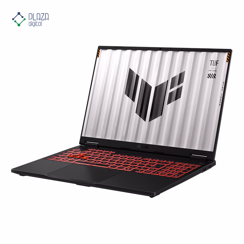 نمای سمت چپ لپ تاپ گیمینگ ایسوس 16 اینچی مدل TUF Gaming A16 FA608UM R7 260 16GB 512GB RTX5060 پلازا دیجیتال
