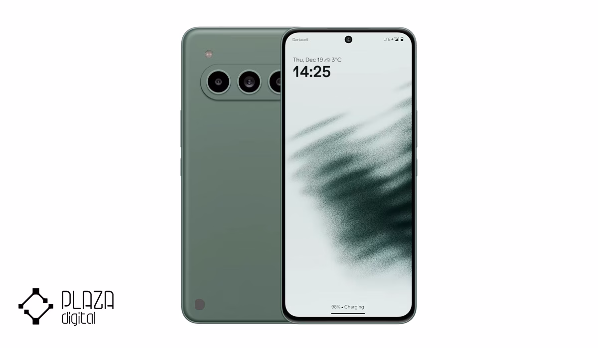 بهترین گوشی تا 40 میلیون 14 daria-bond-ii-lite-5g-256gb-8gb-mobile-phone-green-plazadigital