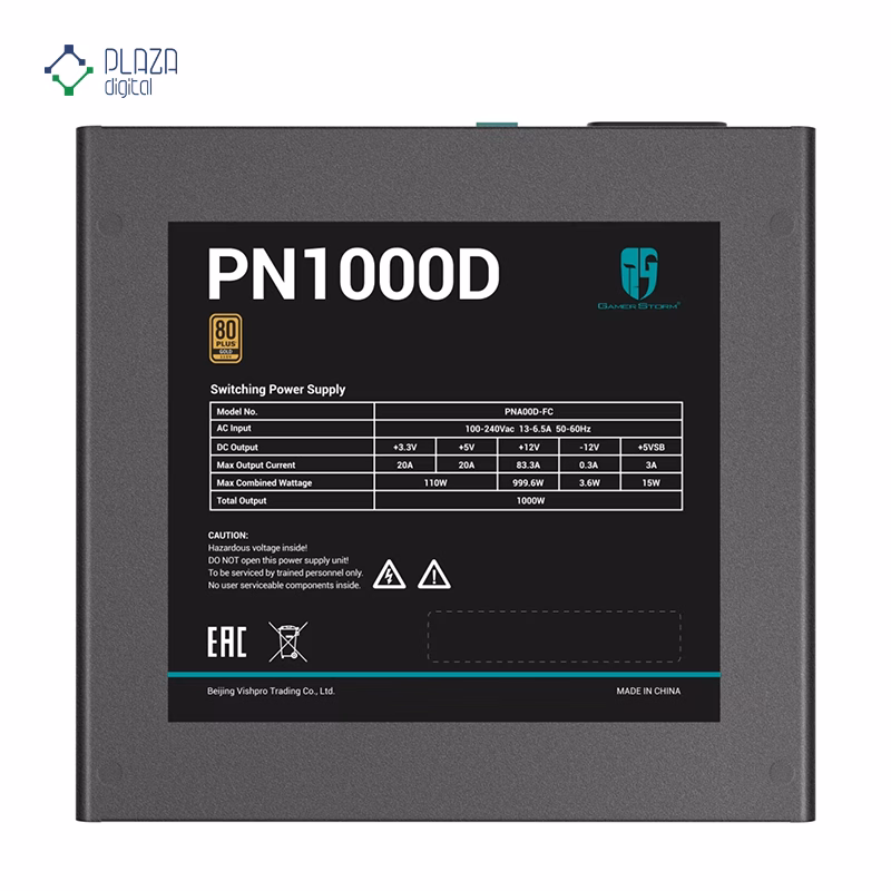 پاور کامپیوتر دیپ کول مدل PN1000D پلازا دیجیتال