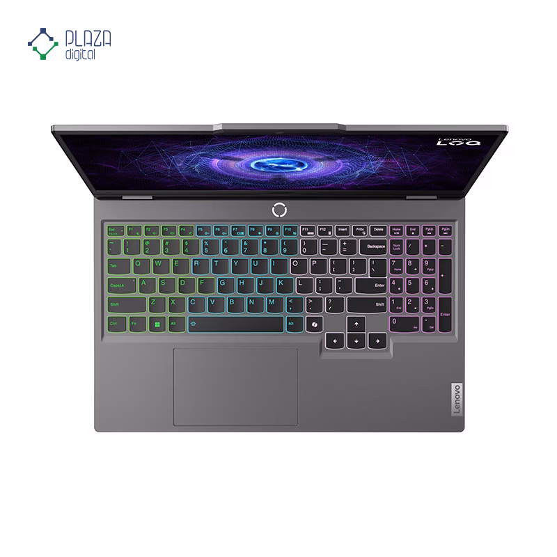 نمای کیبورد لپ تاپ گیمینگ لنوو 15.6 اینچی مدل LOQ 15IRX9 i5 13450HX 24GB 1TB RTX4050 پلازا دیجیتال