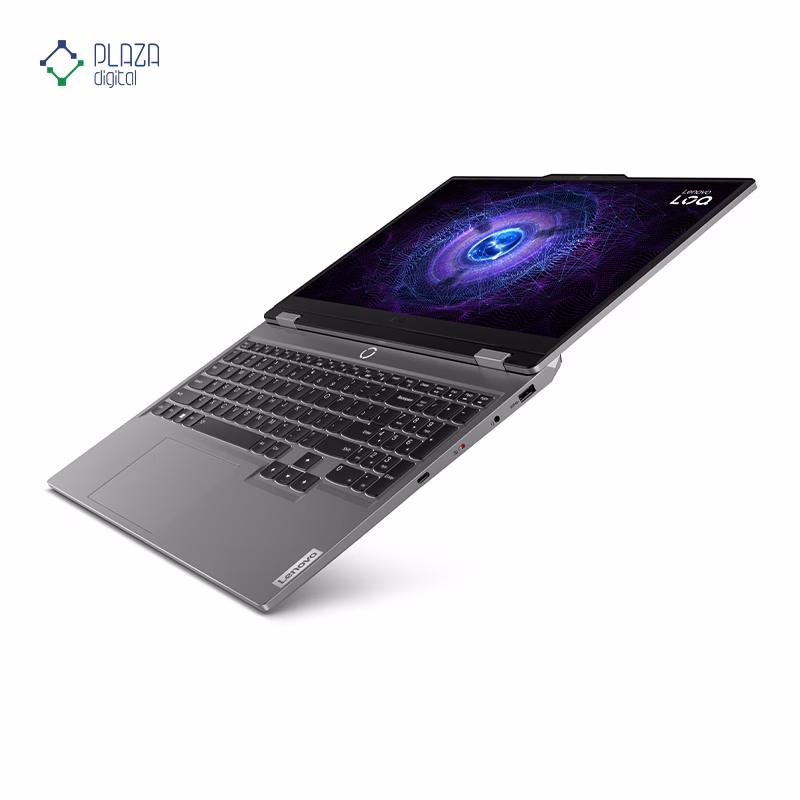 نمای باز شده لپ تاپ گیمینگ لنوو 15.6 اینچی مدل LOQ 15IRX9 i7 13650HX 12GB 512GB RTX4050 پلازا دیجیتال