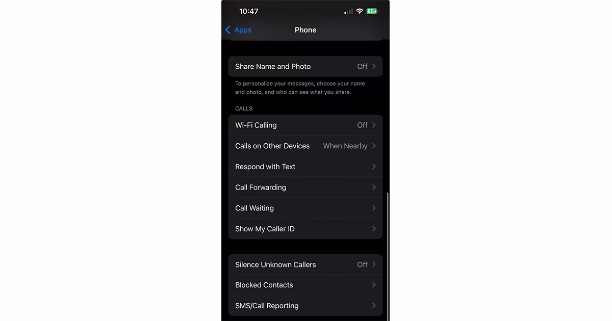 نحوه خارج شدن از بلاک لیست در آیفون (iOS) 