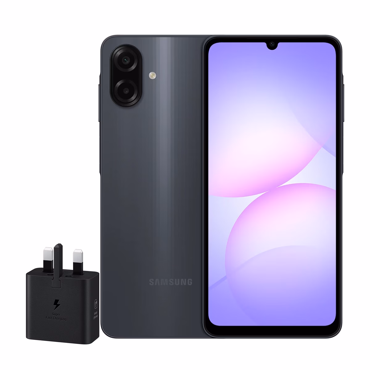 گوشی موبایل سامسونگ مدل Galaxy A07 4G ظرفیت 64 گیگابایت رم 4 گیگابایت - ویتنام همراه شارژر 25 وات سامسونگ رنگ خاکستری پلازا دیجیتال
