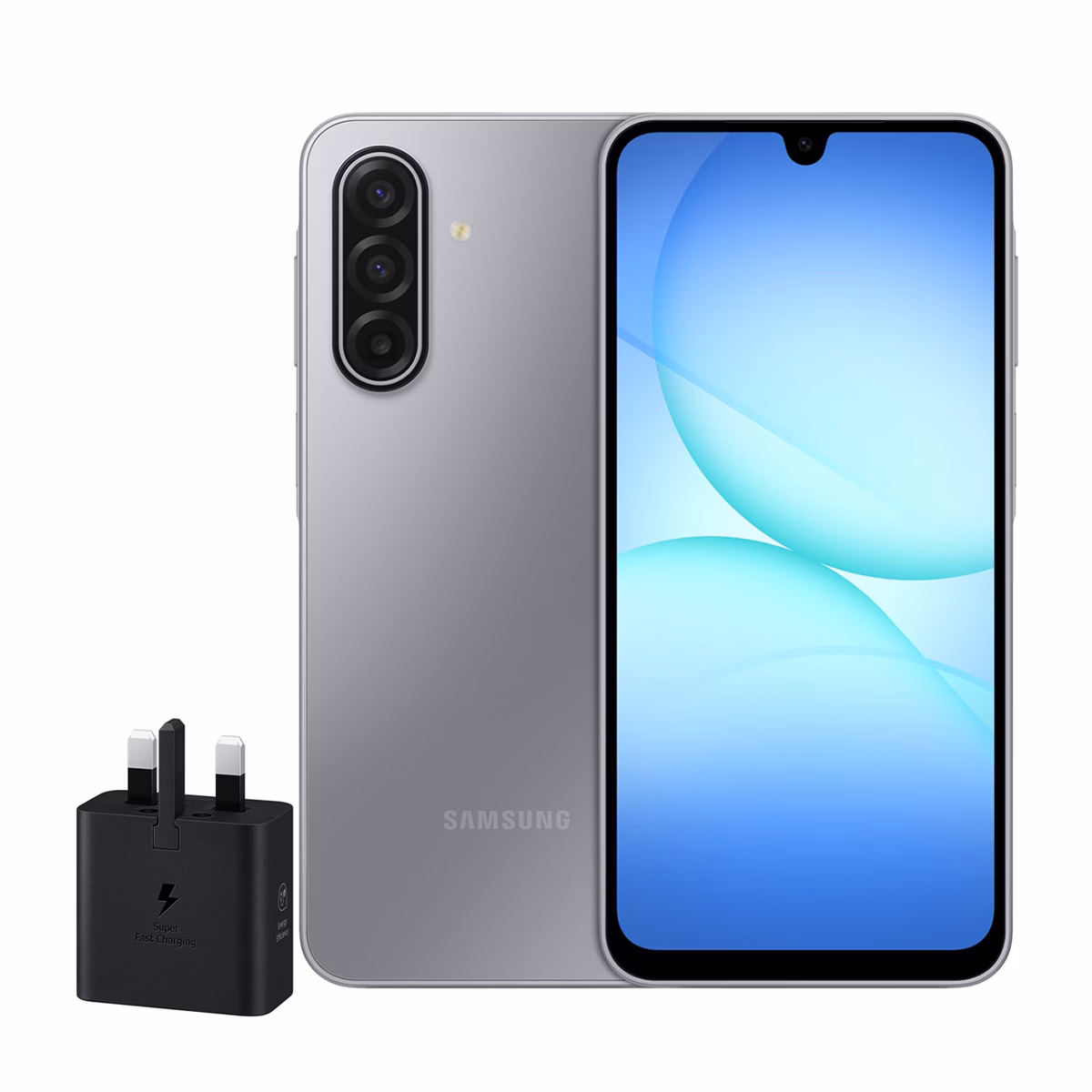 گوشی موبایل سامسونگ مدل Galaxy A17 5G ظرفیت 256 گیگابایت رم 8 گیگابایت - همراه شارژر 25 وات سامسونگ رنگ خاکستری پلازا دیجیتال