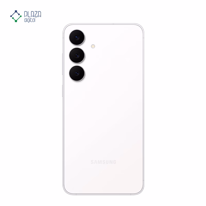 نمای پشت گوشی موبایل سامسونگ مدل Galaxy S25 FE ظرفیت 256 گیگابایت رم 8 گیگابایت رنگ سفید پلازا دیجیتال