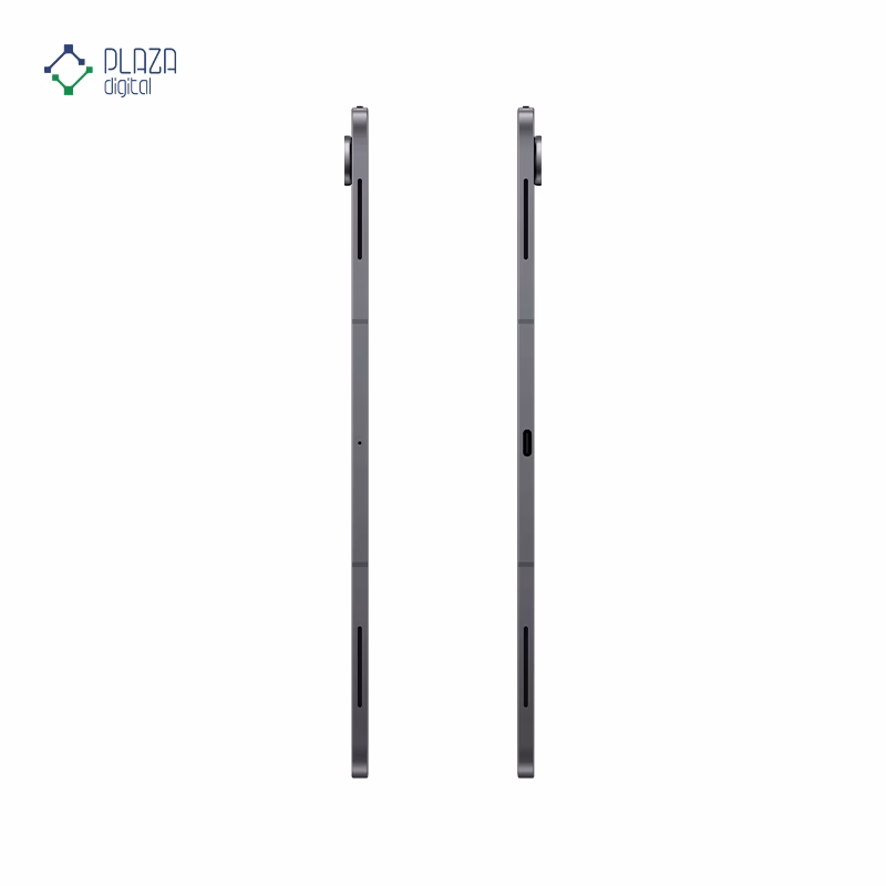 نمای کنار تبلت سامسونگ مدل Galaxy Tab S11 Ultra WiFi ظرفیت 256 گیگابایت رم 12 گیگابایت رنگ خاکستری پلازا دیجیتال