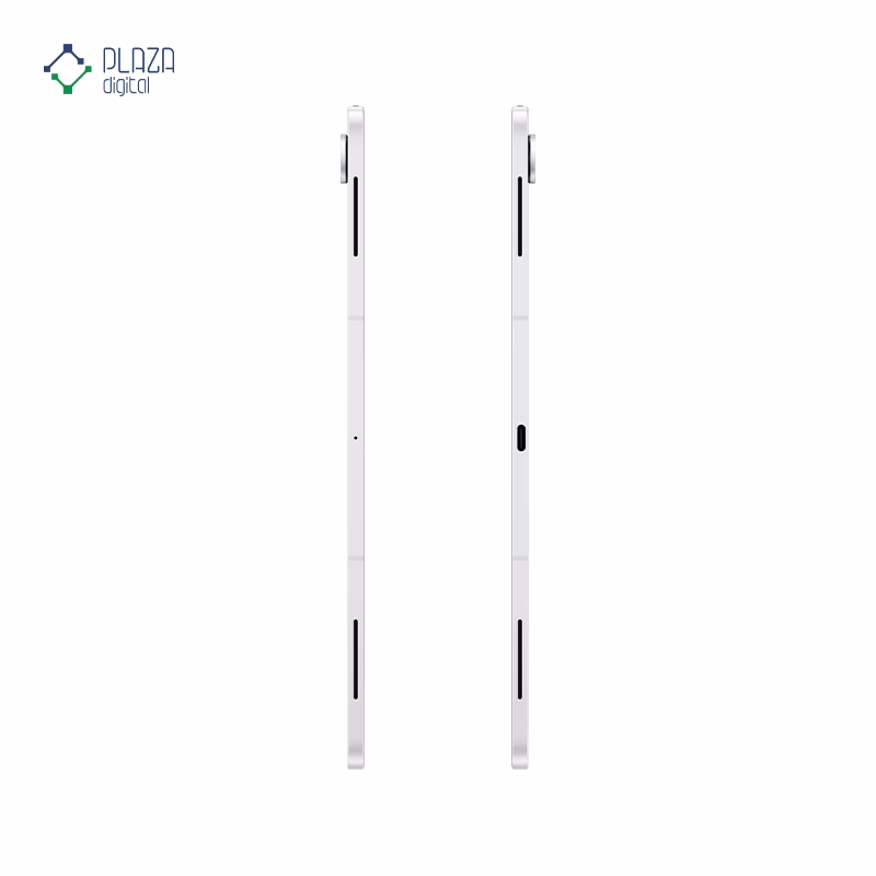 نمای کنار تبلت سامسونگ مدل Galaxy Tab S11 Ultra WiFi ظرفیت 256 گیگابایت رم 12 گیگابایت رنگ نقره ای پلازا دیجیتال