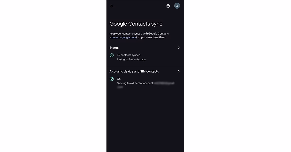 انتقال مخاطبین به گوشی جدید از طریق حساب گوگل (Gmail)