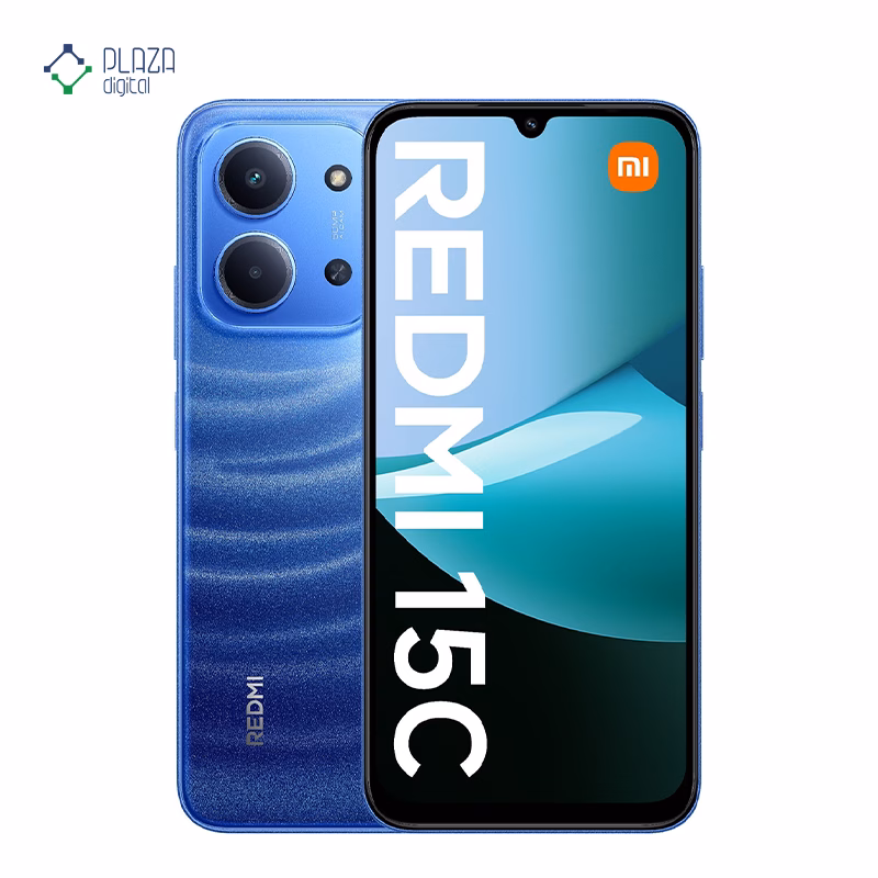 گوشی موبایل شیائومی مدل Redmi 15C 4G ظرفیت 128 گیگابایت رم 6 گیگابایت رنگ آبی پلازا دیجیتال