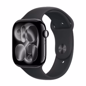 ساعت هوشمند اپل مدل Series 11 Aluminum Case Sport Band 46mm بدنه مشکی بند مشکی پلازادیجیتال