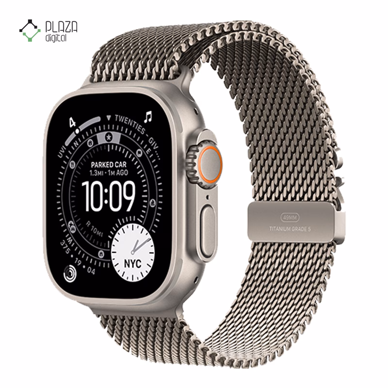 ساعت هوشمند اپل مدل Ultra 3 Titanium Milanese Loop 49mm پلازادیجیتال