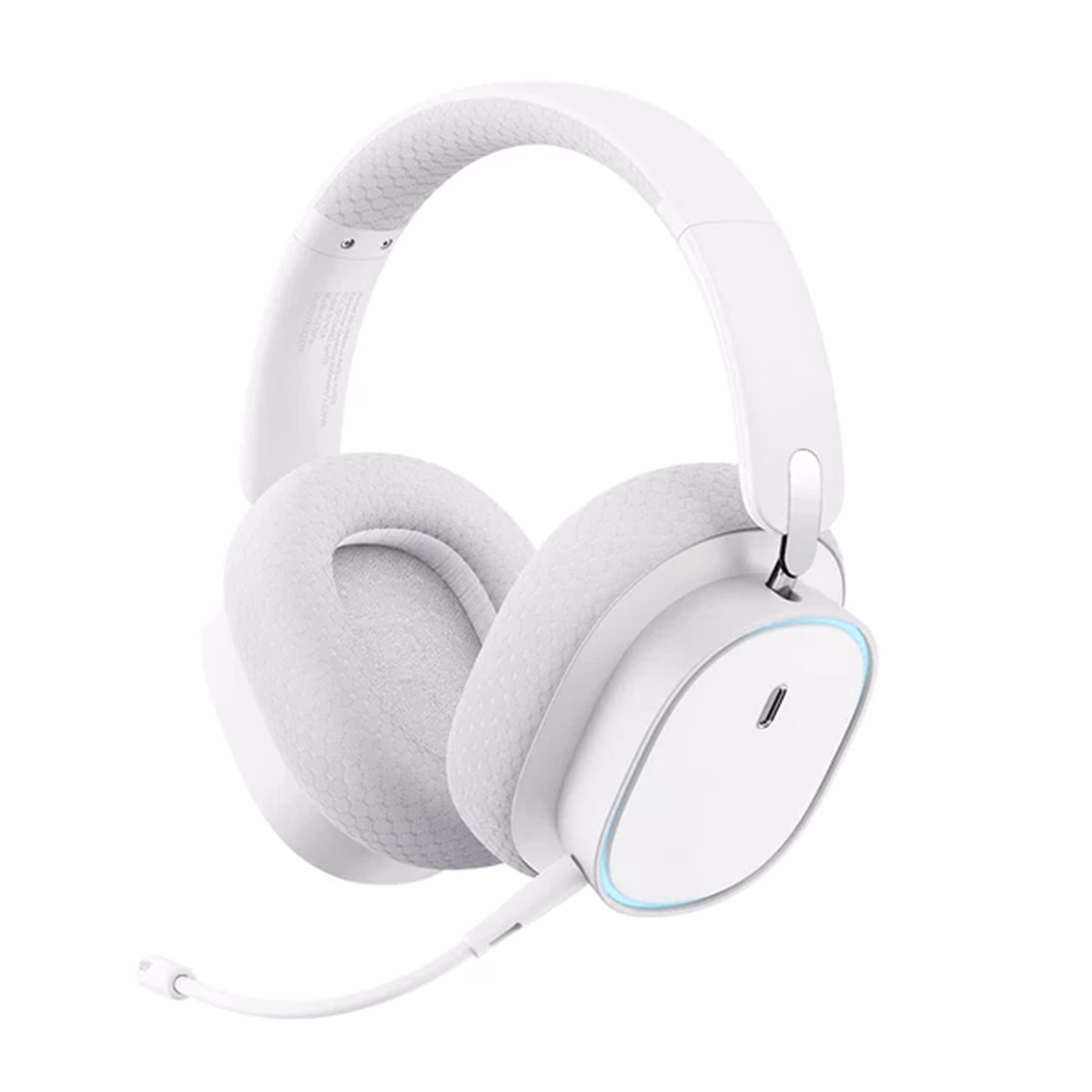 هدفون گیمینگ بلوتوثی باسئوس مدل AeQur GH02 سفید پلازادیجیتال