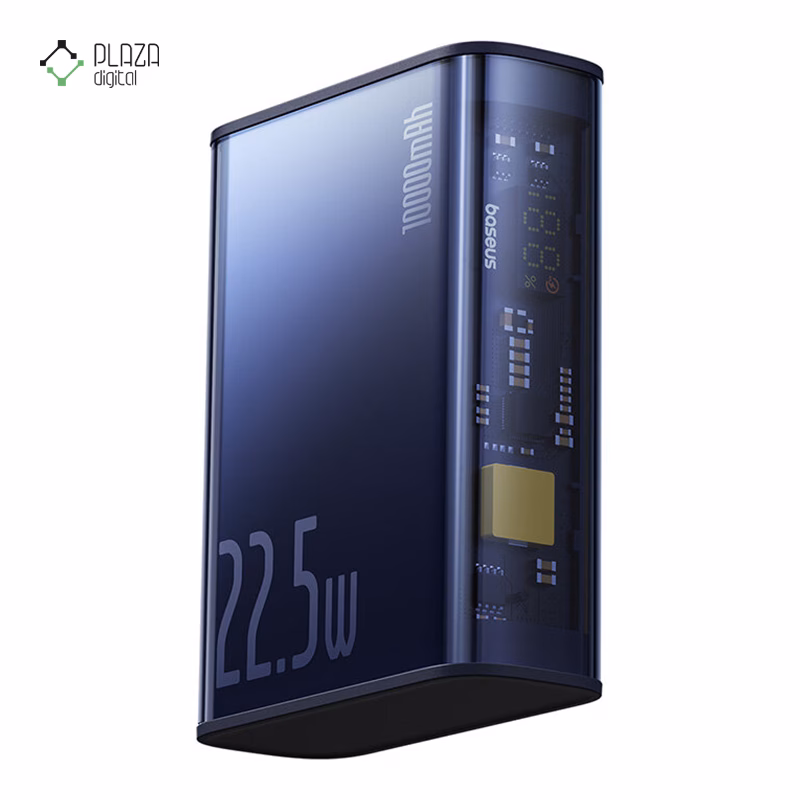 پاوربانک باسئوس مدل Explorer Series P10019700302-00 ظرفیت 10000 میلی ‌آمپر ساعت پلازادیجیتال