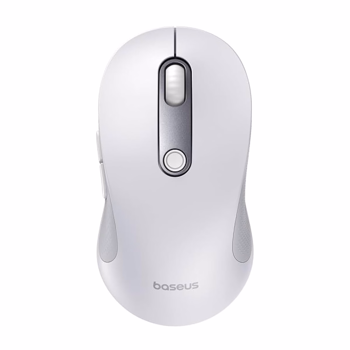 ماوس بی سیم باسئوس مدل F02 Ergonomic سفید پلازادیجیتال