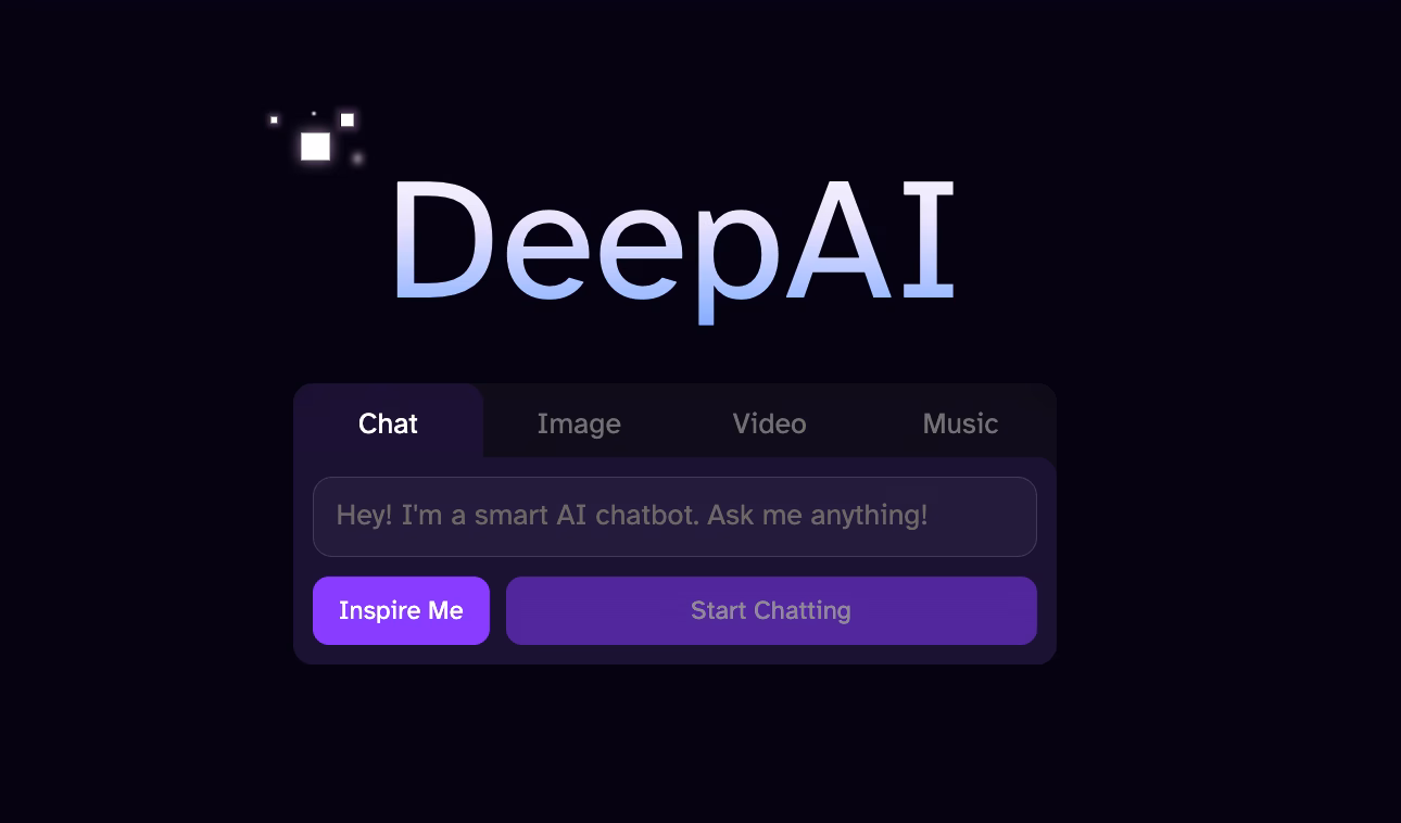 هوش مصنوعی DeepAI