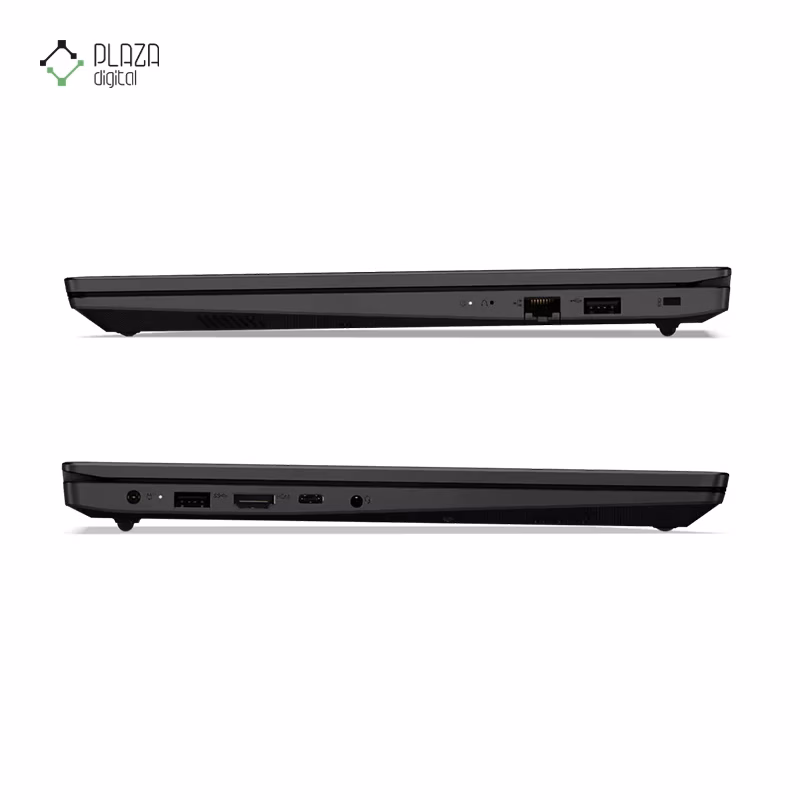 درگاه های لپ تاپ لنوو 15.6 اینچی مدل V15 R7 7730U 24GB 512GB Radeon رنگ مشکی پلازا دیجیتال