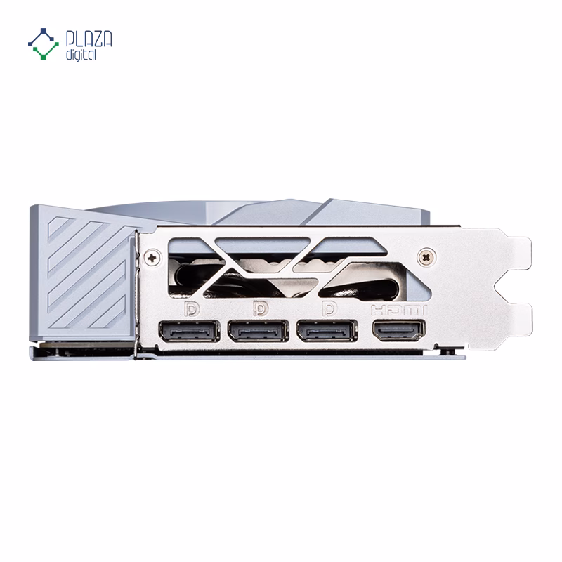 درگاه های کارت گرافیک ام اس آی مدل GeForce RTX 5080 16G GAMING TRIO OC حافظه 16 گیگابایت رنگ سفید پلازا دیجیتال