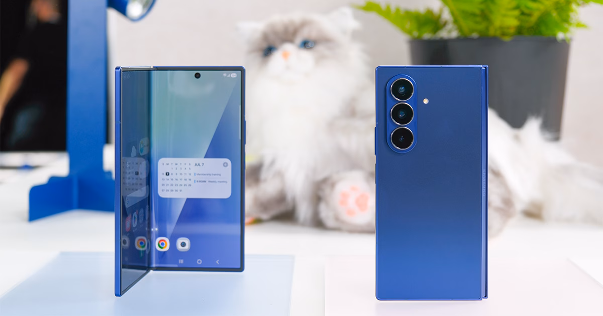 گوشی سامسونگ Galaxy Z Fold 7 آبی
