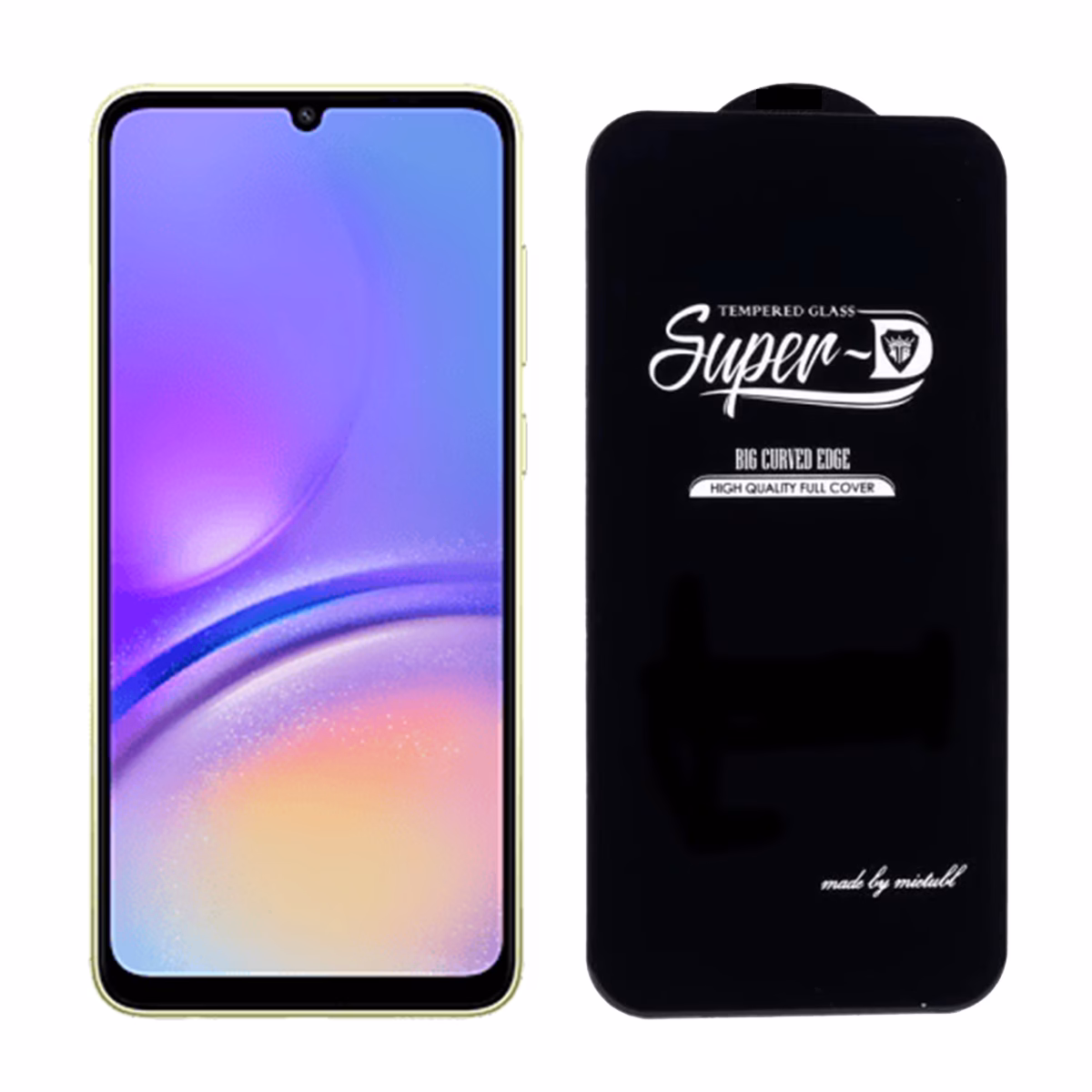 گلس شیشه ای گوشی سامسونگ Galaxy A05 مدل Super D پلازادیجیتال